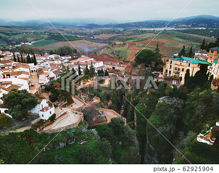Aerial photo Ronda cityscape, Malaga 62925904