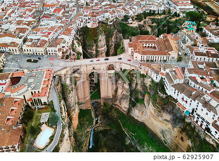 Aerial photography Ronda cityscape 62925907