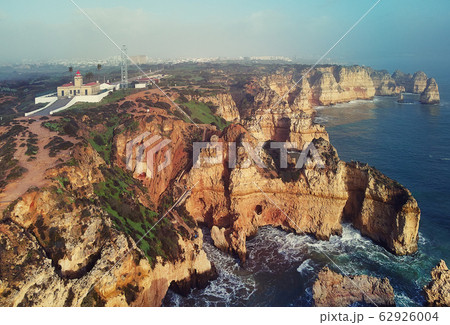 Aerial view of Ponta da Piedade headland 62926004