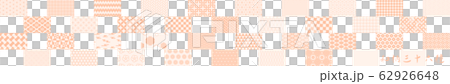 薄橙の和柄三十六種 62926648