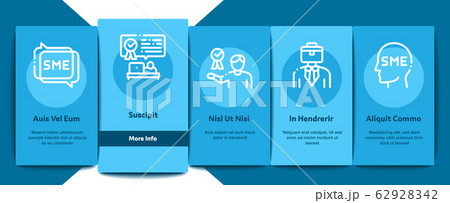 Sme Business Company Onboarding Elements Icons Set Vector Sme Business Company Onboarding Elements Icons Set Vector 62928342