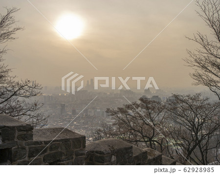 雲 夕日 日没 62928985