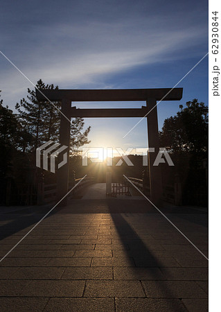 伊勢神宮　宇治橋鳥居 62930844