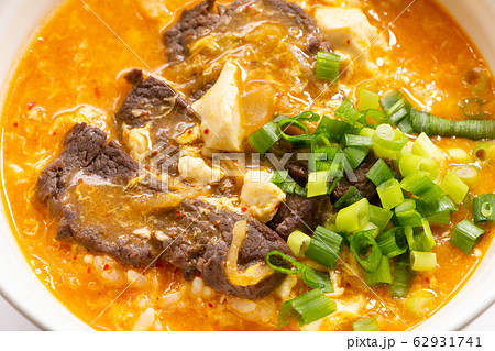 牛焼肉キムチクッパのアップ。 62931741