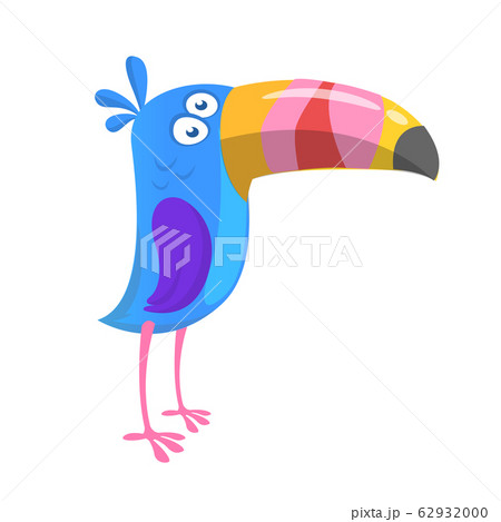 Funny cartoon toucan. Vector isolated Funny cartoon toucan. Vector isolated 62932000