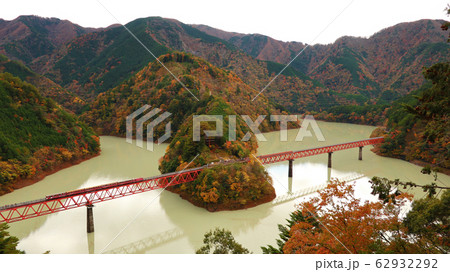 静岡県　大井川鐵道　奥大井湖上駅 62932292