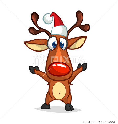 Christmas cartoon reindeer 62933008