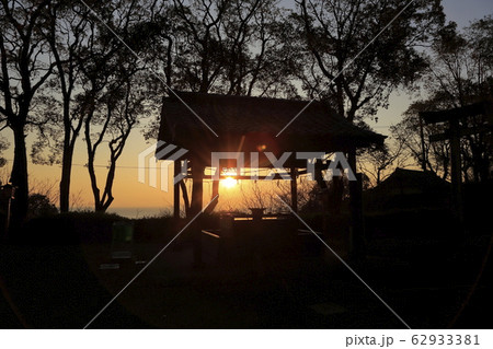 荒尾市 四ツ山神社 夕日、 荒尾市 四ツ山神社 夕日、 62933381