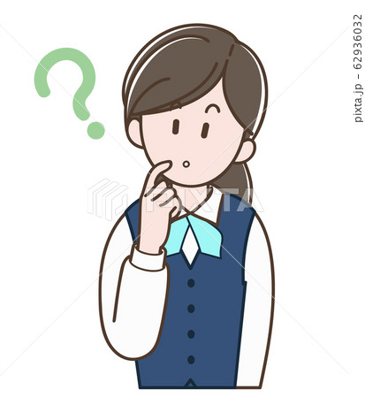考える制服の女性 考える制服の女性 62936032