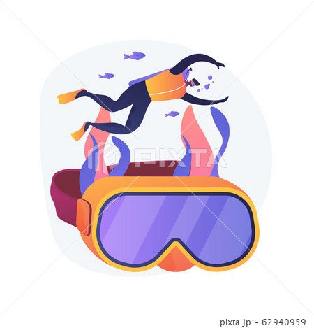 Diving school vector concept metaphor 62940959