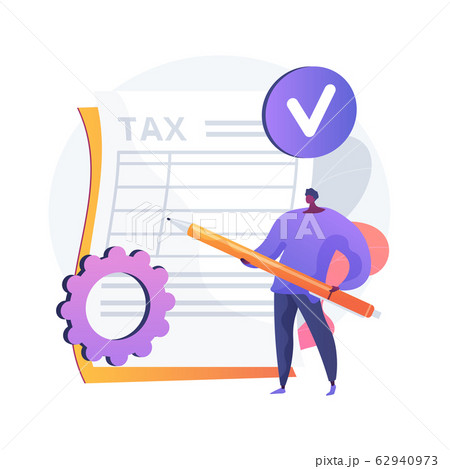 Taxes calculation vector concept metaphor 62940973