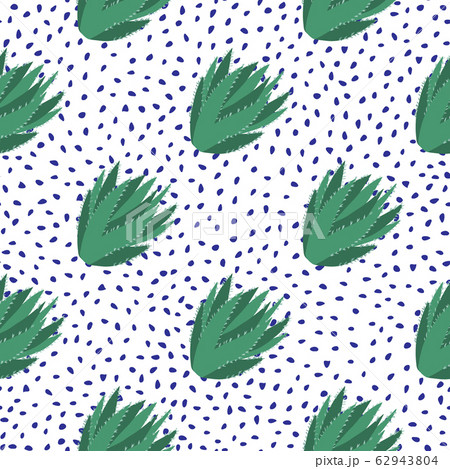Aloe cacti wallpaper. Abstract cactus seamless 62943804