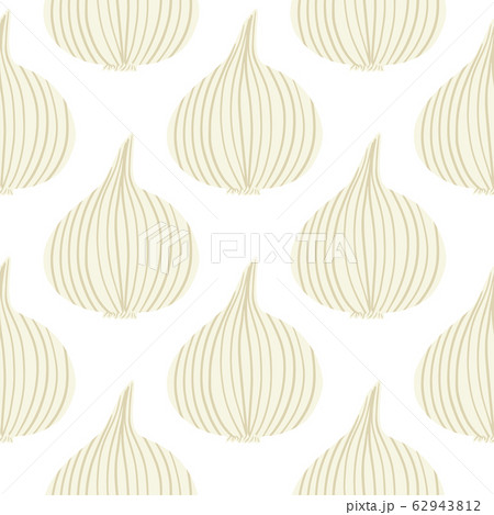 Abstract onion seamless pattern on white backdrop. 62943812