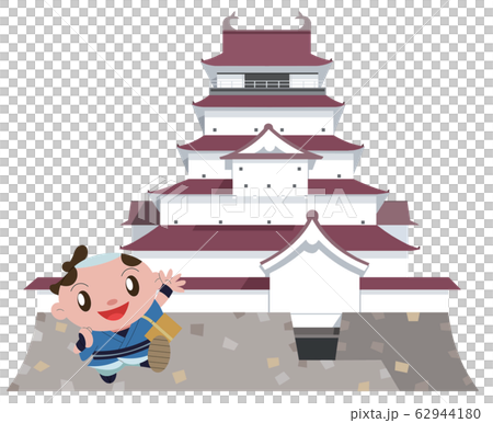 Tsuruga Castle and Traveler 62944180