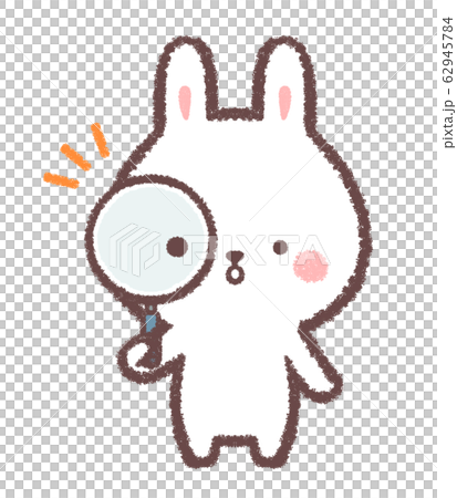 Magnifying glass rabbit Magnifying glass rabbit 62945784