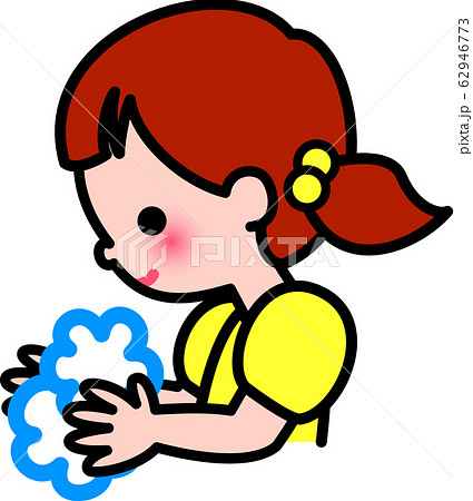 手洗い 女の子 予防・対策 コロナウイルス風邪インフルエンザ 手洗い 女の子 予防・対策 コロナウイルス風邪インフルエンザ 62946773