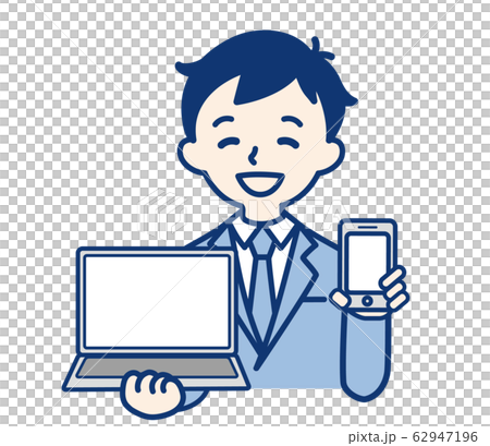 Men Salarymen Explanation PCs Mobile phones Men Salarymen Explanation PCs Mobile phones 62947196