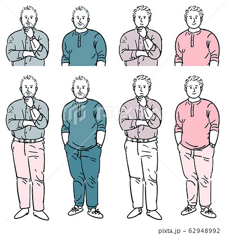 ガタイの良い男性　セット 62948992