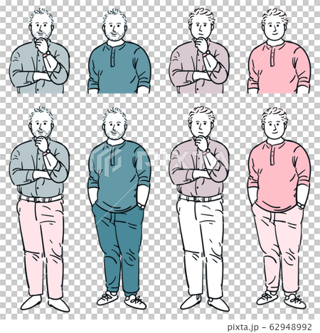 ガタイの良い男性　セット 62948992