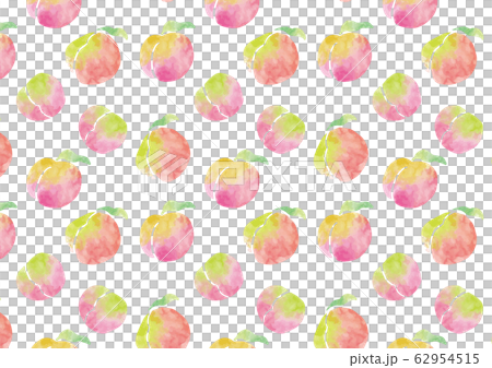 ももイラスト背景パターンのイラスト素材