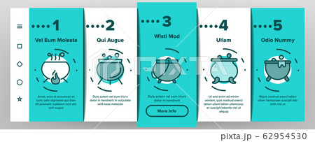 Cauldron Onboarding Icons Set Vector Cauldron Onboarding Icons Set Vector 62954530