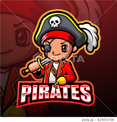 Pirate boy esport mascot logo designのイラスト素材 [62954706] - PIXTA