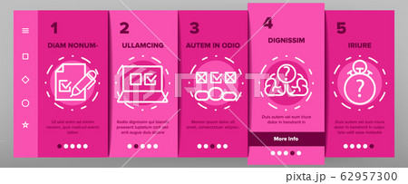 Quiz Game Onboarding Icons Set Vector 62957300