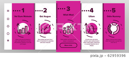 Color Different Graph Vector Onboarding Color Different Graph Vector Onboarding 62959396