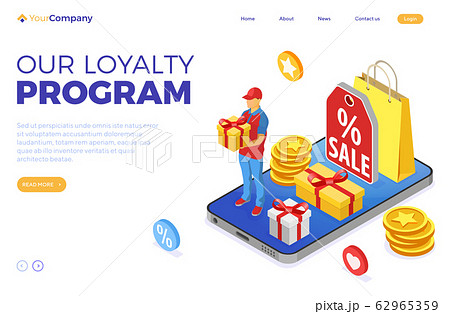 Customer Loyalty Programs Banner 62965359