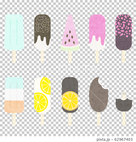 Stick ice illustration set Stick ice illustration set 62967403