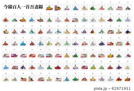 今様百人一首吾妻錦枠あり歌人 62971931