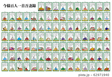 今様百人一首吾妻錦かるた現代風 今様百人一首吾妻錦かるた現代風 62971940