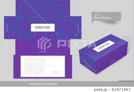 Tissue box template concept series Tissue box template concept series 62971967