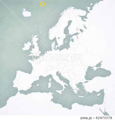 Map Of Europe Jan Mayenのイラスト素材