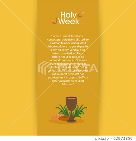 Holy week card 62973850