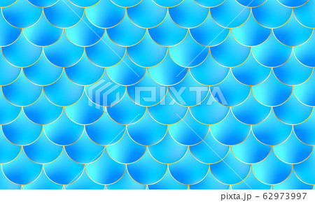 Mermaid kawaii pattern. Fish scale. Vector. Mermaid kawaii pattern. Fish scale. Vector. 62973997