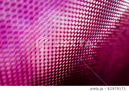 CloseUp LED blurred screen. LED soft focus CloseUp LED blurred screen. LED soft focus 62979171
