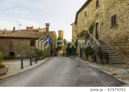 Cityscape of the fortified medieval village Cityscape of the fortified medieval village 62979262