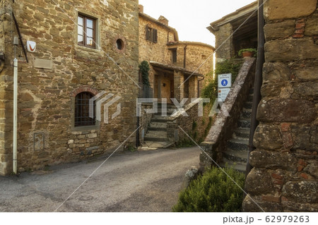 Cityscape of the fortified medieval village Cityscape of the fortified medieval village 62979263