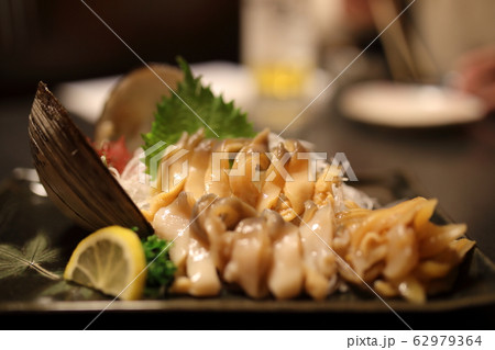 ホッキ貝刺身 62979364