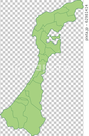 Map of Ishikawa prefecture_by municipality Map of Ishikawa prefecture_by municipality 62981414