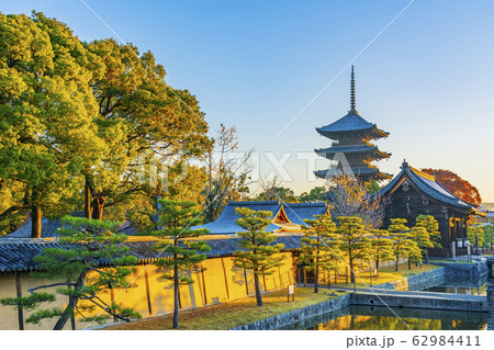 京都　東寺　五重塔 62984411