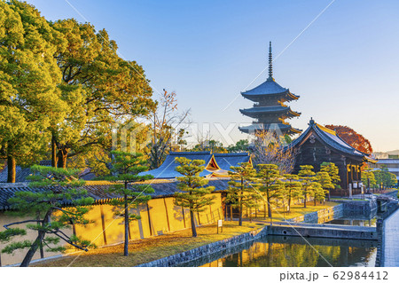 京都　東寺　五重塔 62984412