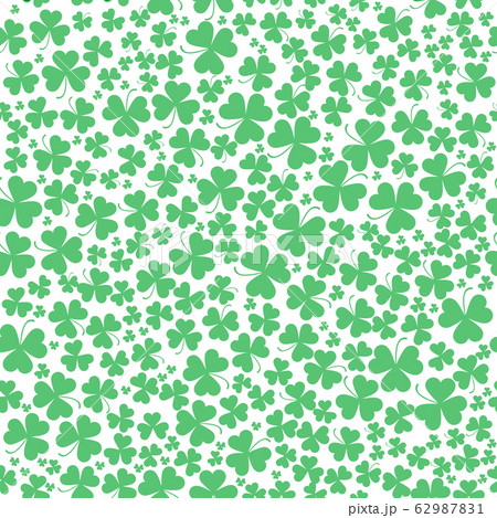 Seamless vector clover background for St. Patrick's Day 62987831