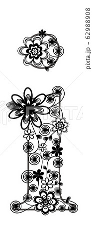 デザインフォント アルファベット「i」 デザインフォント アルファベット「i」 62988908