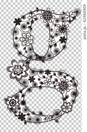 Design font alphabet "g" 62988909