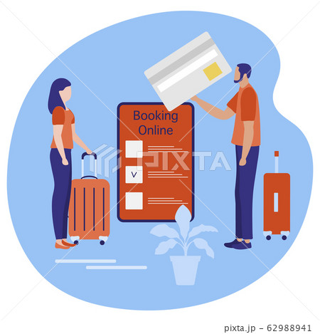Vector People Travel Online booking Tourism 62988941