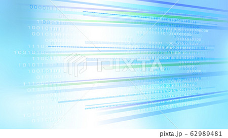 青色のサイバーデジタルイメージグラデーション幾何学背景 青色のサイバーデジタルイメージグラデーション幾何学背景 62989481