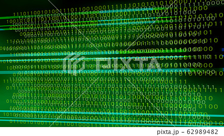 緑色のサイバーデジタルイメージグラデーション幾何学背景 緑色のサイバーデジタルイメージグラデーション幾何学背景 62989482