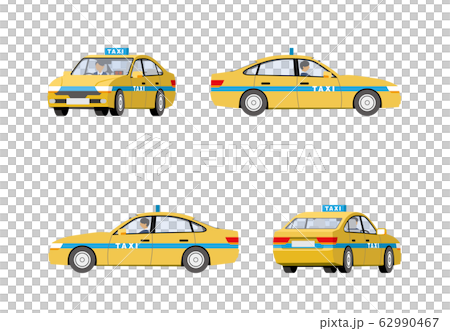 汽車、出租車、轎車、插圖、套裝 汽車、出租車、轎車、插圖、套裝 62990467